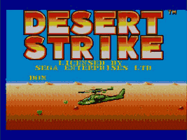 Desert Strike Title Screen